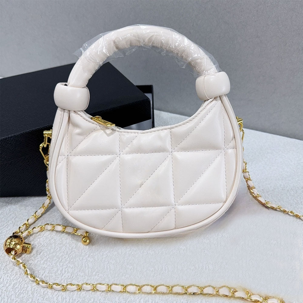 #159.9 Women's New Temperament Joker Chain Adjustable Handbag Crossbody Bag