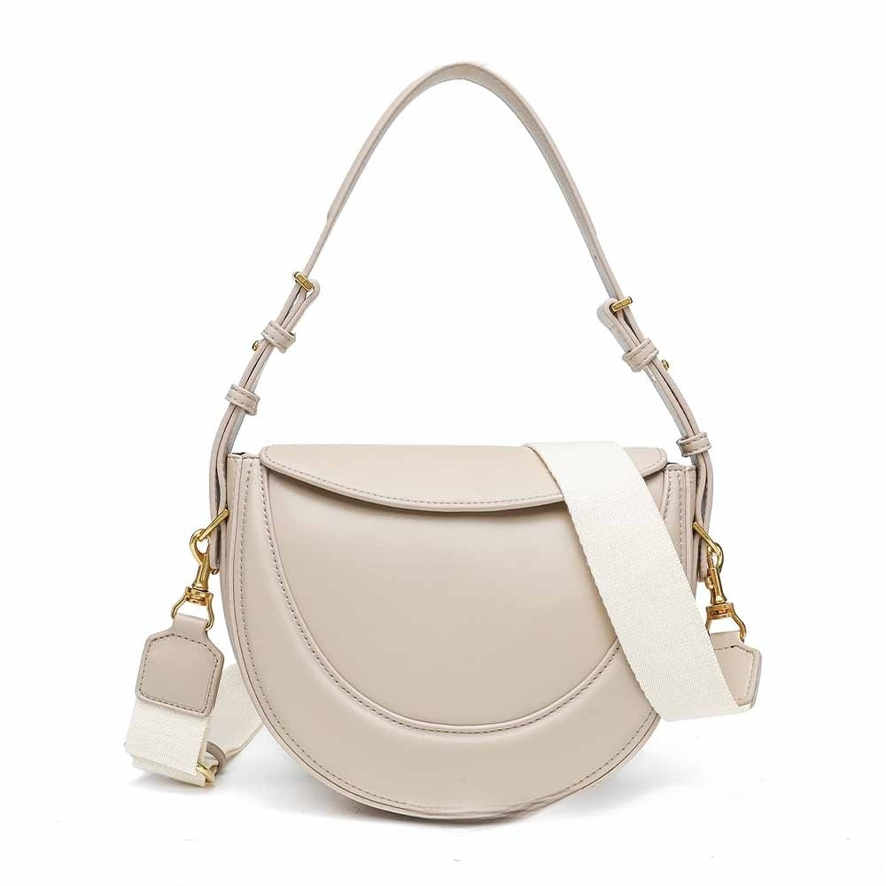 #148.9 Women's new one-shoulder messenger bag with advanced crescent bag
