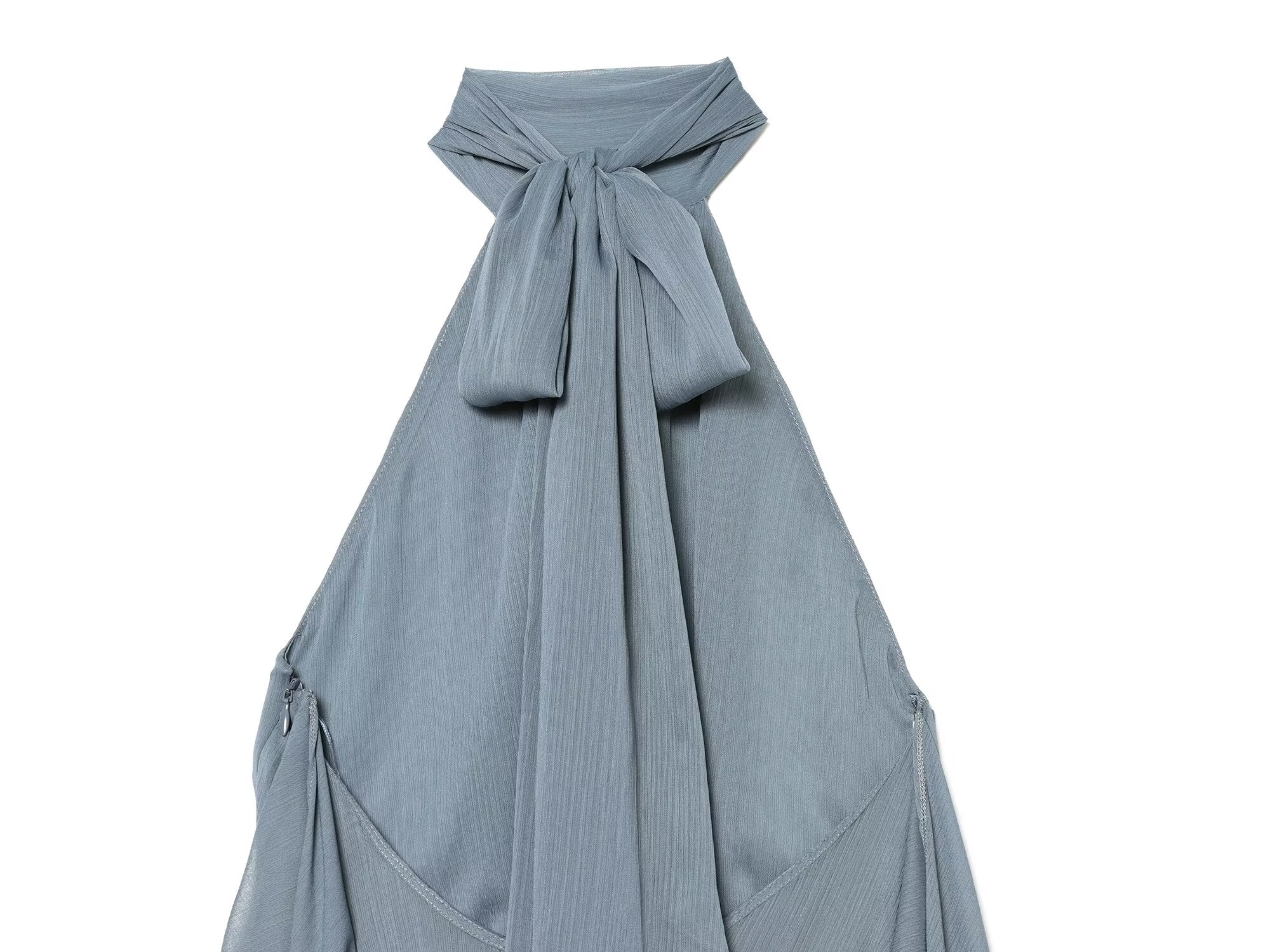 Women's asymmetrical hanging neck top