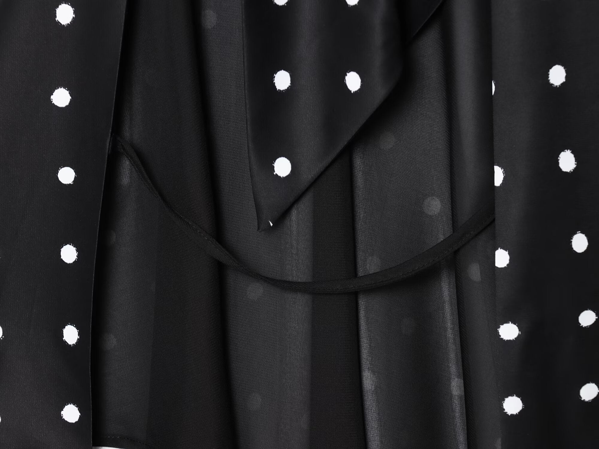 Women's summer polka dot hanging neck top