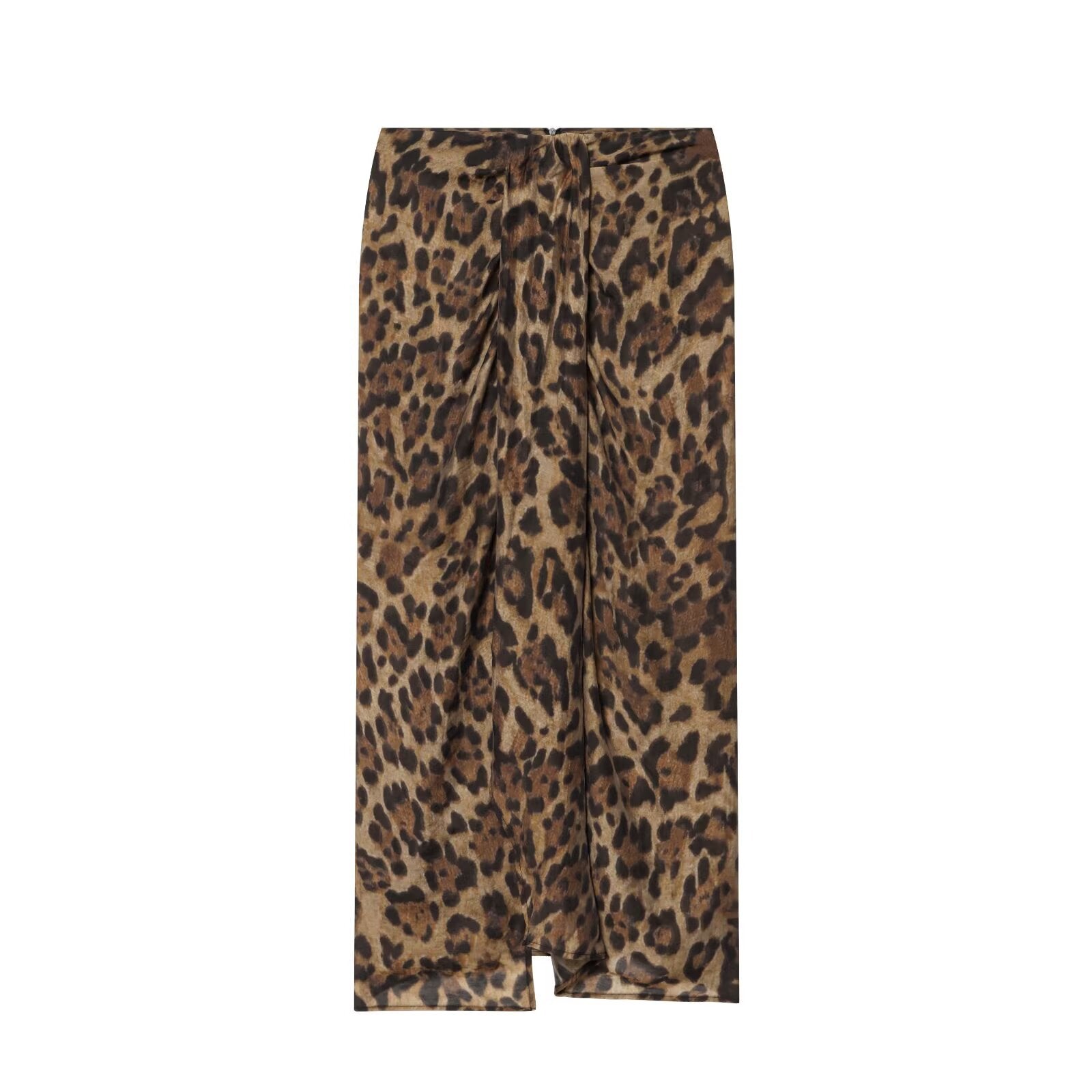 Women's animal striped Wrapping style printed skirt