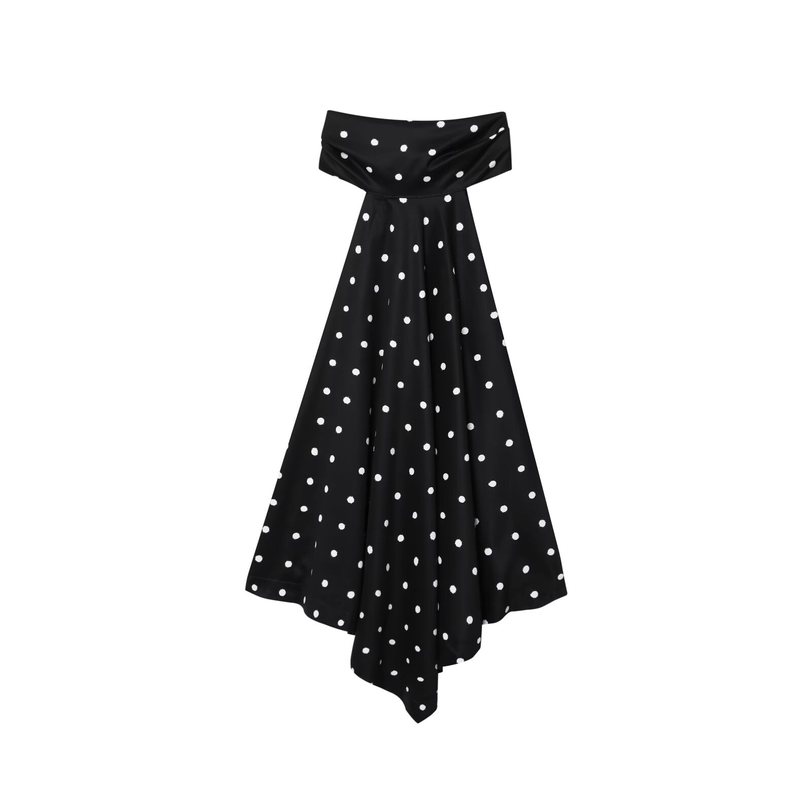 Women's summer polka dot hanging neck top