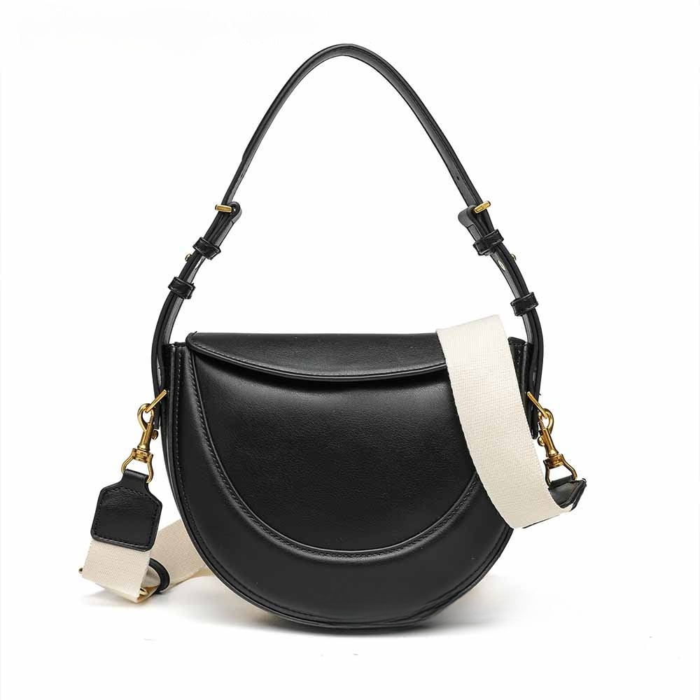 #148.9 Women's new one-shoulder messenger bag with advanced crescent bag