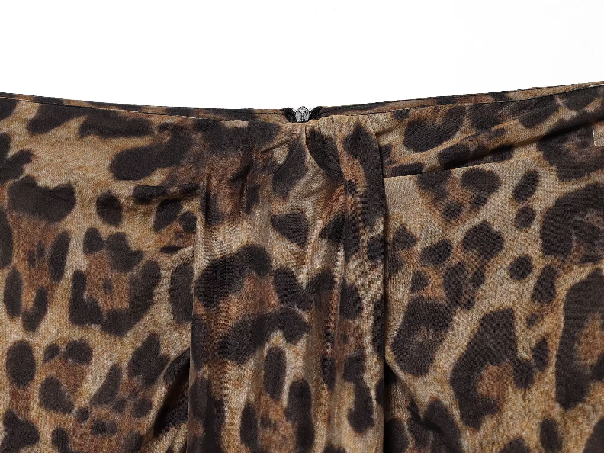 Women's animal striped Wrapping style printed skirt
