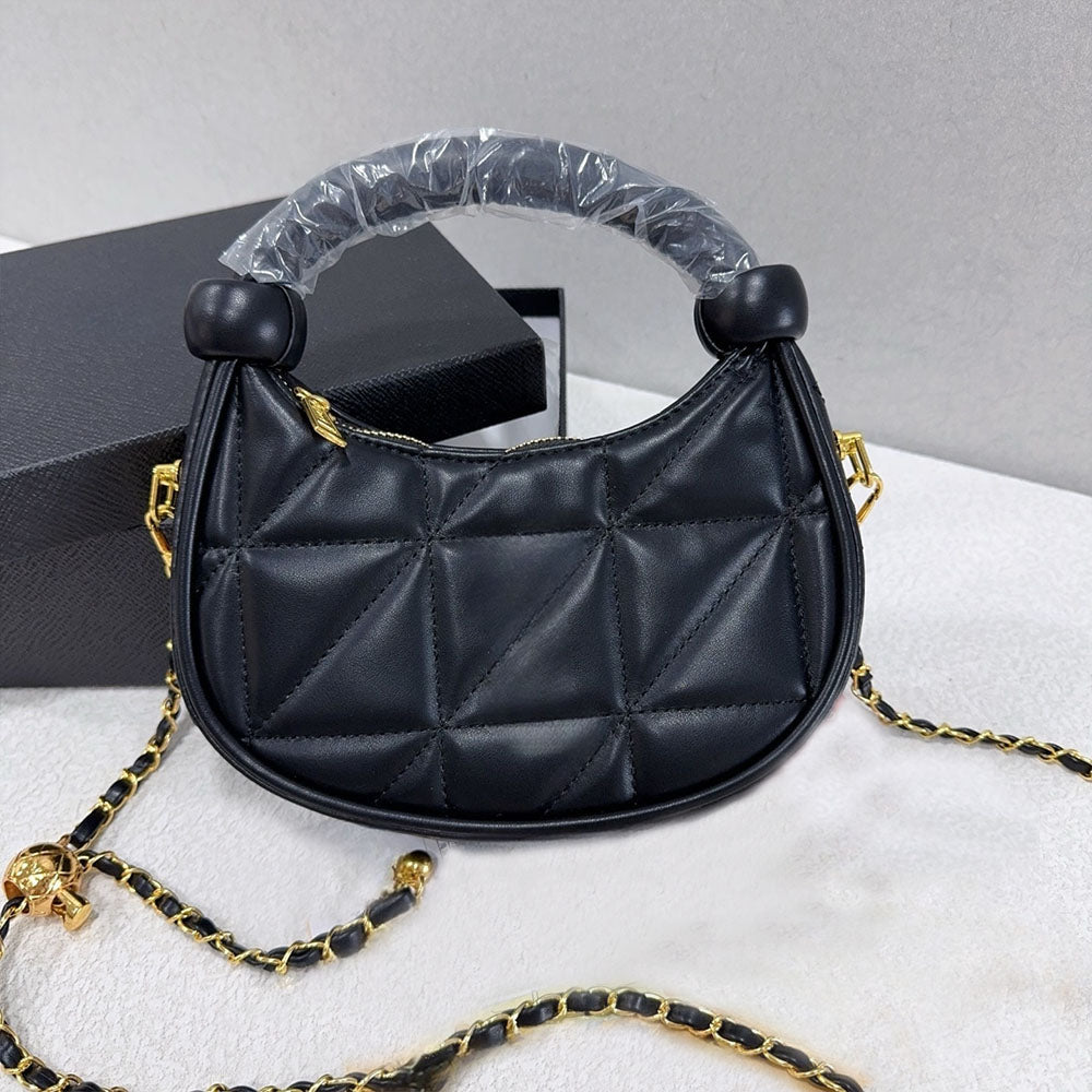 #159.9 Women's New Temperament Joker Chain Adjustable Handbag Crossbody Bag